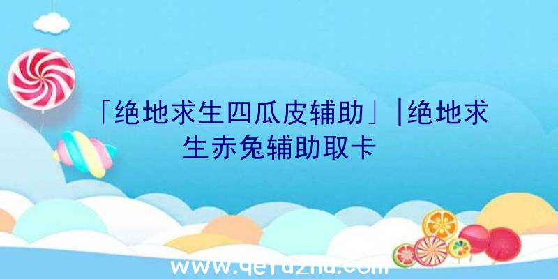 「绝地求生四瓜皮辅助」|绝地求生赤兔辅助取卡